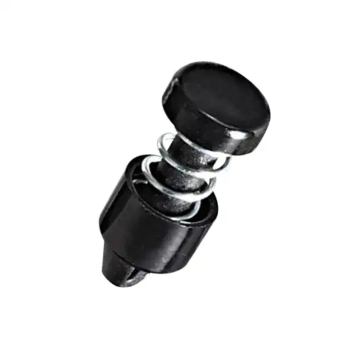 ナイロン ファンスナップリベット ピアノ線 カバー付き／NSR-C（黒）