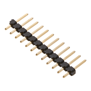 角ピンヘッダー ストレート 2.00mmピッチ 1列 回路切替型  差込ピン長さ3.9mm／PSS-21