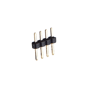 角ピンヘッダー ストレート（段重ね端子・抜差型） 2.00mmピッチ 1列 段重ね端子 ピン単体／HTS-20058-00P