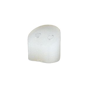 LED取付用スペーサー 丸型 2本足用/φ3、φ5 角度22度取付(ナイロン・半透明)／LDN-502T
