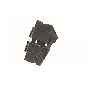 LED取付用スペーサー 丸型 2本足用/φ3、φ5 45度取付(PBT)／LDZ-100T