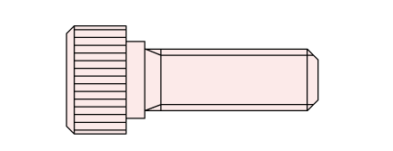 ローレットツマミ図面NB-000B/BC/BG・NB-000B-N/BC-N/BG-N