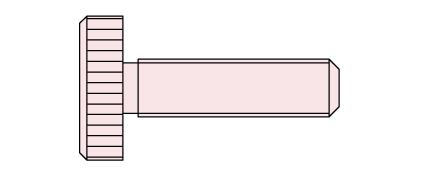 ローレットツマミ図面NB-000B/BC/BG・NB-000B-N/BC-N/BG-N
