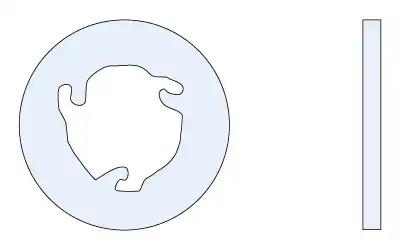 セットワッシャー図面
