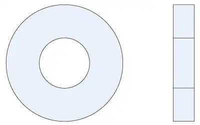 平ワッシャー図面