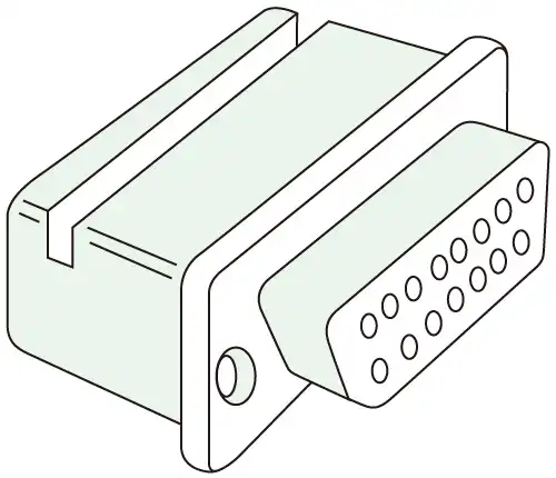 D-SUBコネクター・チャージャーアダプター