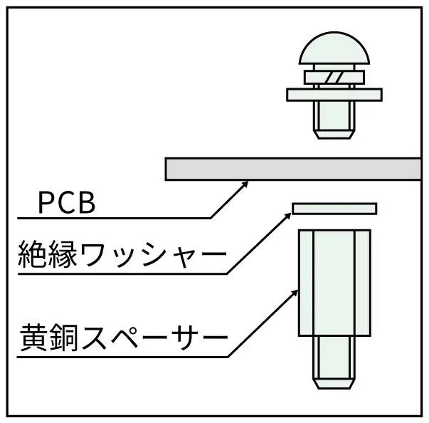 絶縁ワッシャー_従来の設計_図面
