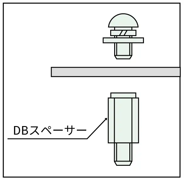 絶縁ワッシャー_DBスペーサーで設計_図面